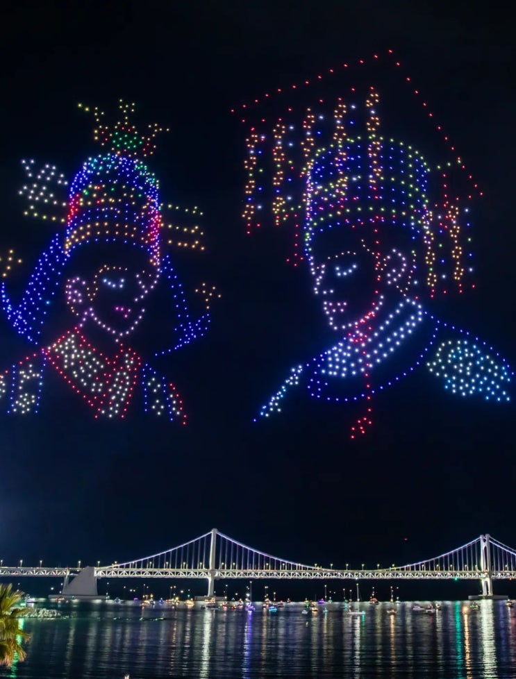  “광안리드론쇼와 비치발리볼, 부산 여름밤을 삼킨다!”