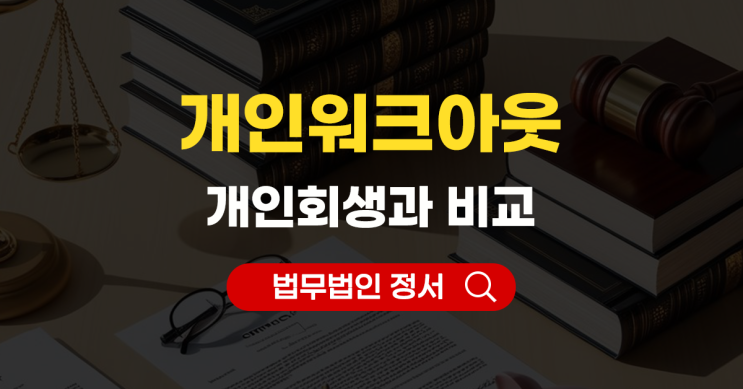  개인워크아웃 뜻과 개인회생과의 차이