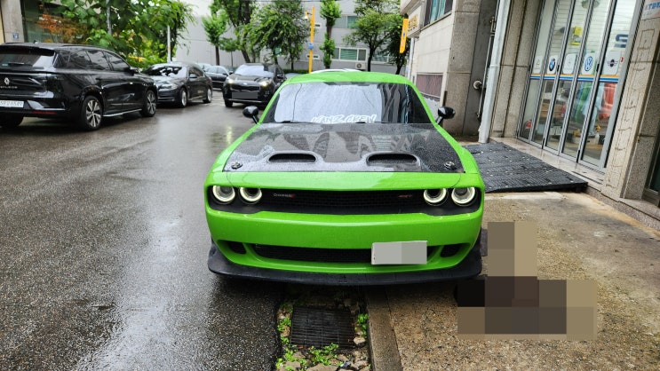  닷지 챌린져 순정 모니터 터치 불량 터치스크린 교체 작업