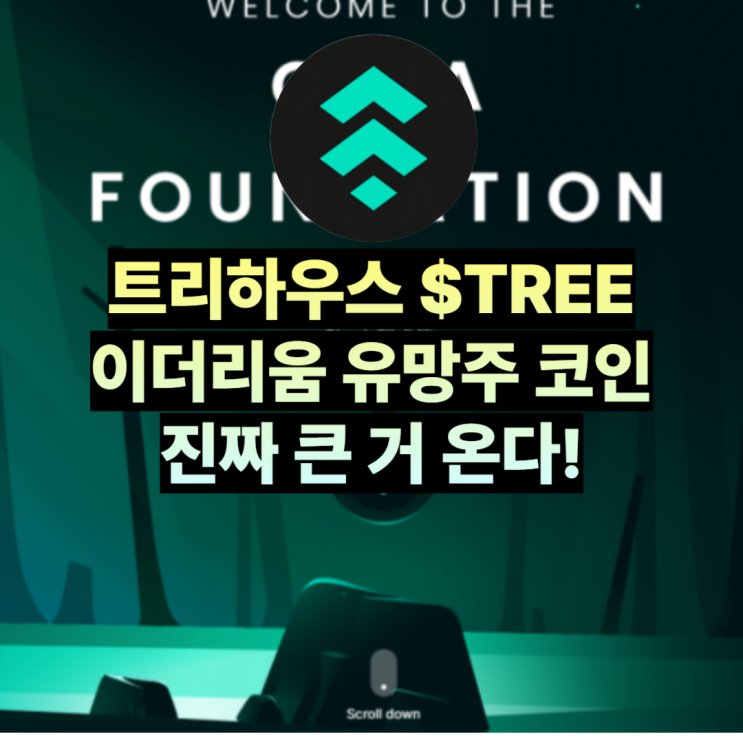 빗썸 상장한 <b>트리</b>하우스... 유망주 코인, 진짜 큰 거 <b>온다</b>!