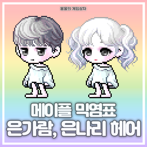  메이플스토리 은가람 헤어, 은나리 헤어 믹염표