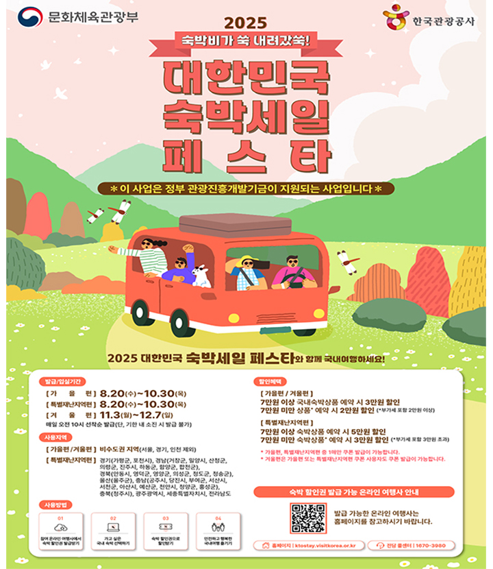 20일부터 '숙박세일페스타'…특별재난지역 최대 5만 원 할인