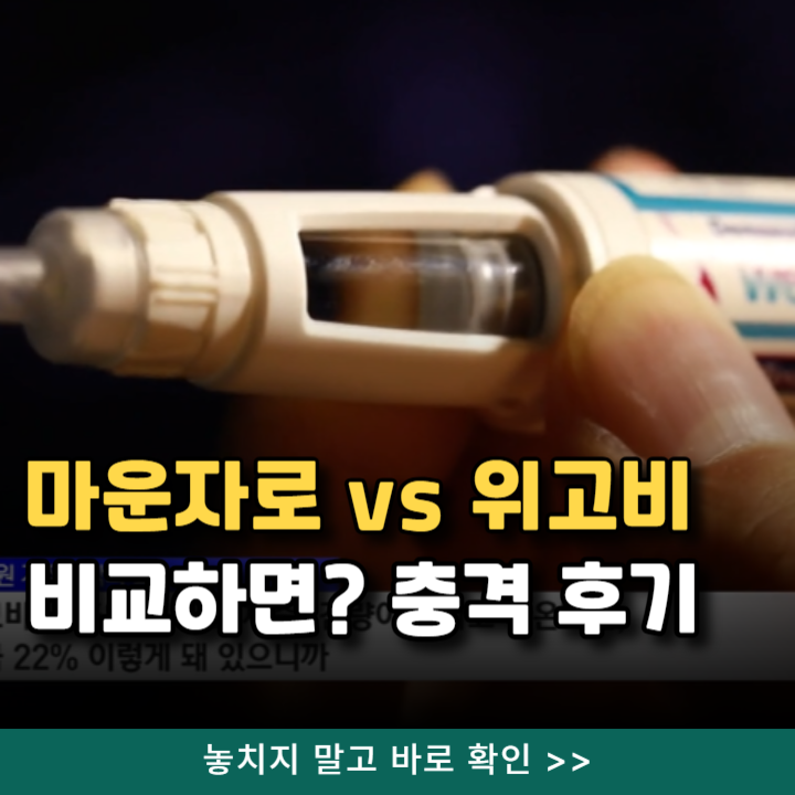 마운자로 가격 위고비랑 비교하면? 친구 후기까지 솔직공개