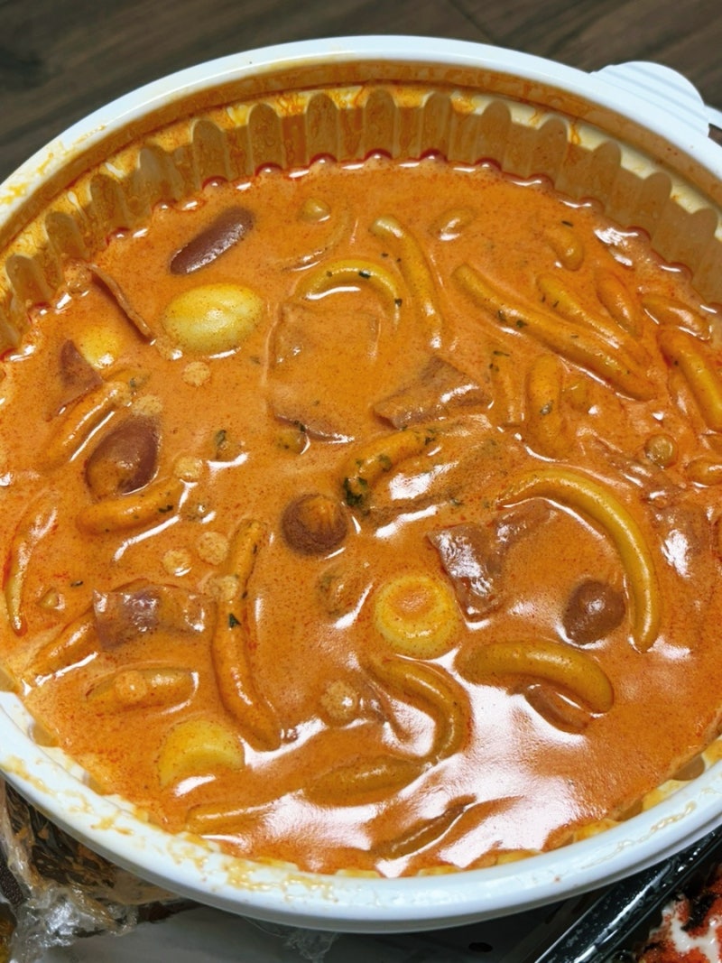 배떡 킹 로제떡볶이 세트 튀김 주먹밥 배달 / 배떡 칼로리 로제 떡볶이 칼로리