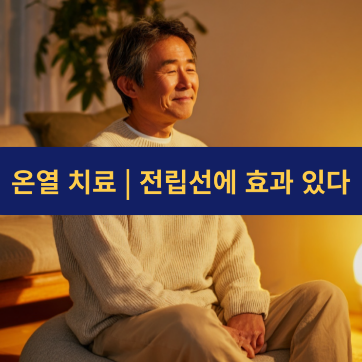  온열 방석이나 마사지기가 전립선 건강에 도움이 될까?