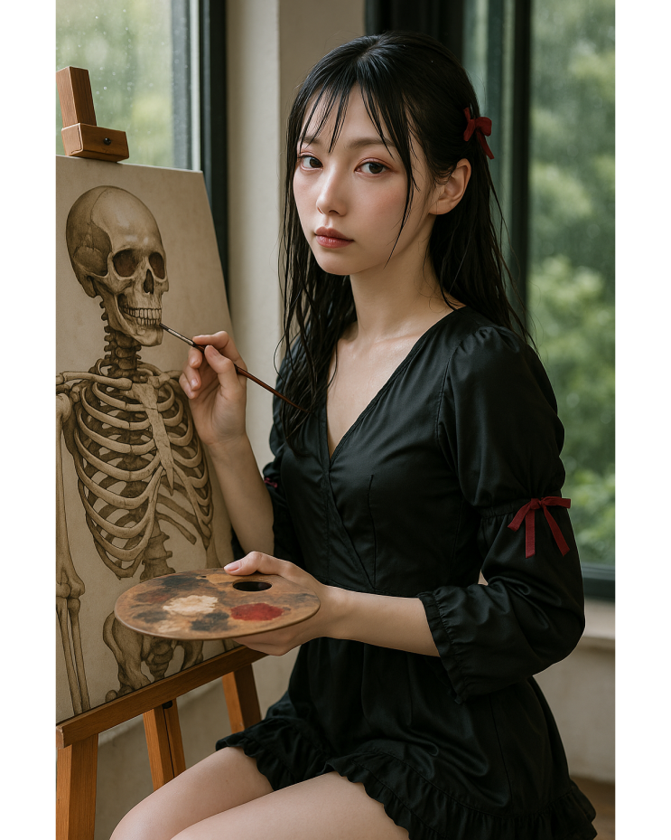  해골 화가 '모루가니아' 자캐 프로필