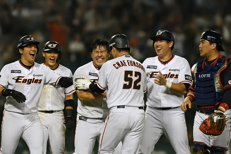 <b>이원석</b> 끝내기! <b>한화</b>, 연장 혈투 끝에 <b>롯데</b> 5-4 제압 <b>스윕</b> 성공!