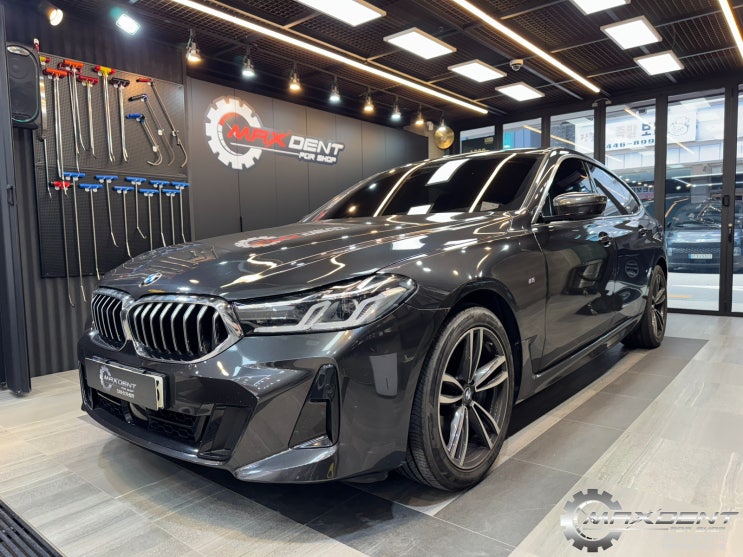  송도 판금도색 잘하는 곳 – BMW 6GT 620d 자차보험 판금도색 복원 사례