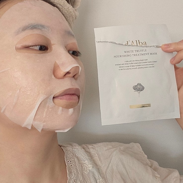 에센스 진짜 많은 마스크팩 추천 달바 화이트 트러플 너리싱 트리트먼트 마스크팩