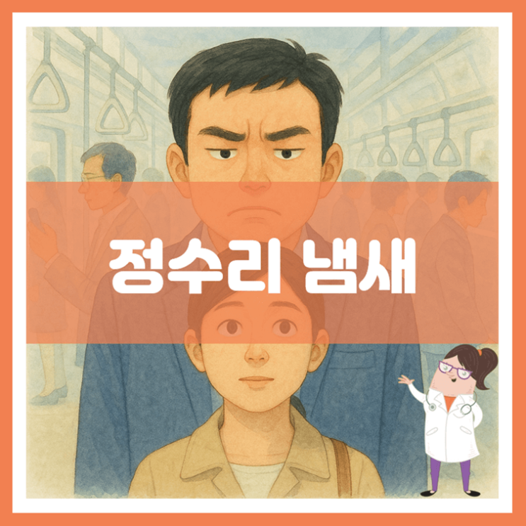  정수리 냄새 원인 증상 관리