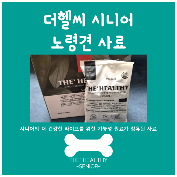   13살 노견도 반한! 내돈내산 더헬씨 시니어 사료 솔직 후기 