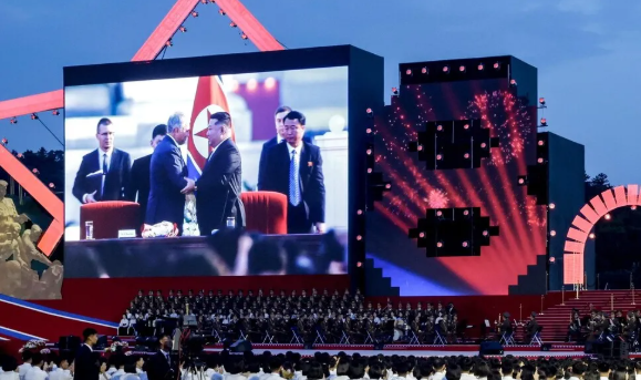 80돌 경축대회'에서 광복절 첫 공개 연설 - <b>북러 관계</b>를 강조