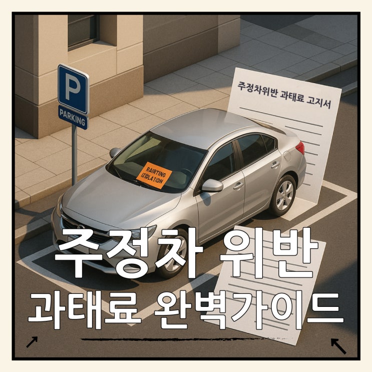  주정차 위반 과태료 납부 이의제기 완벽 가이드