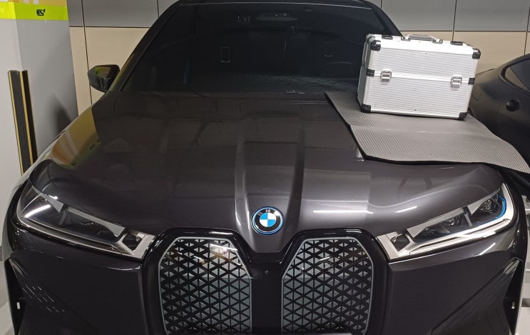  부산차유리복원 bmw ix 돌빵 수리 후기