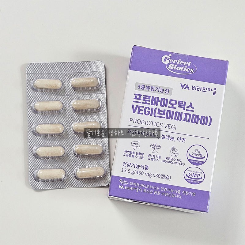 비타민마을 프로바이오틱스 VEGI 한달넘게 먹은 장 유산균 추천