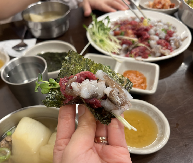  광장시장 육회맛집 부촌 육회 미쉐린 육회낙지탕탕이 찐맛집