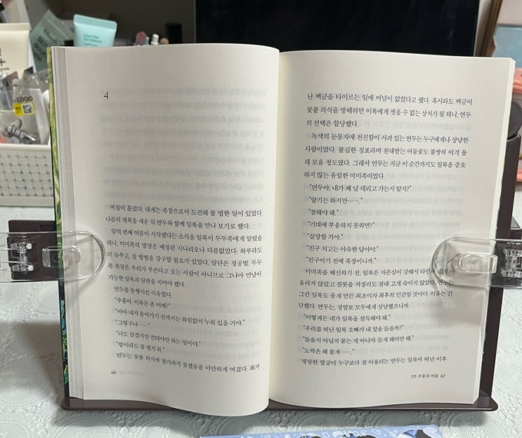  내돈내산 다이소 가성비템 휴대용 독서대 추천