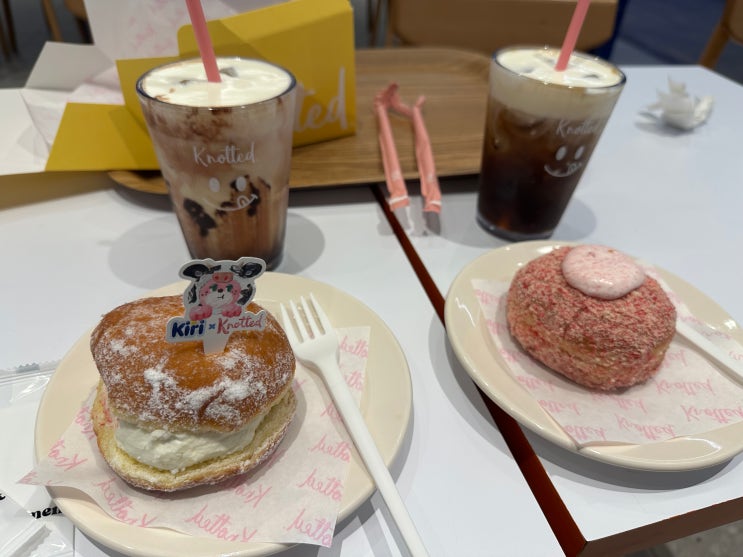  신상디저트 끼리크림치즈 노티드천안아산신세계점