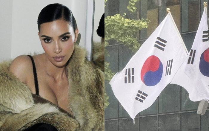 김씨와 <b>태극기</b>: 킴 <b>카다시안</b>의 특별한 광복절