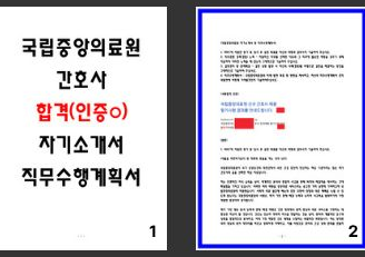  [팁] 국립중앙의료원 서류 및 최종합격한 자소서 살펴보기