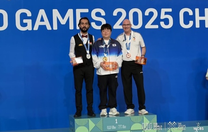 세계랭킹 1위 조명우, 제12회 <b>청두월드게임</b> 금메달 획득