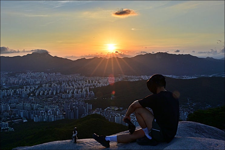 불암산 일몰산행(최단코스, 불암사 코스)