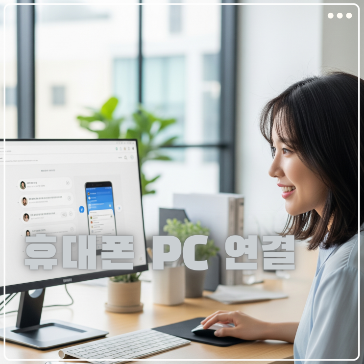  휴대폰 PC Windows 연결 삼성 스마트폰 미러링 기능으로 간편하게