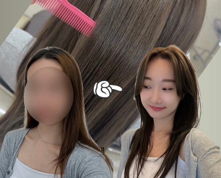  전포미용실 그로잉살롱 전포문현점 퍼스널 염색&레이어드컷 도화디자이너님 추천