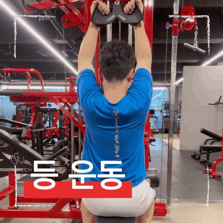  U그립 랫풀다운으로 완성하는 등 운동 집중 루틴