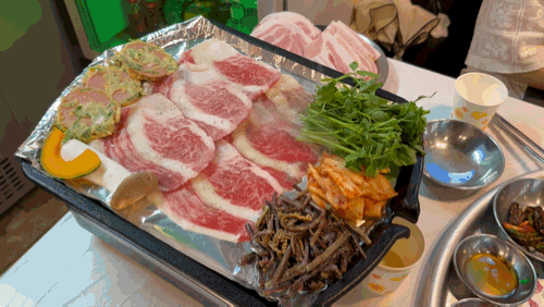  상암동 고깃집 장흥집 미나리와 어울리는 냉삼 맛집. 회식으로 유명한 이유 알아 옴