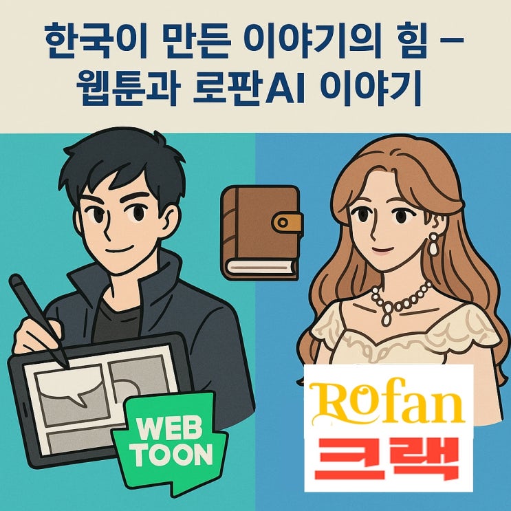  한국이 만든 이야기의 힘 – 웹툰과 로판AI 이야기