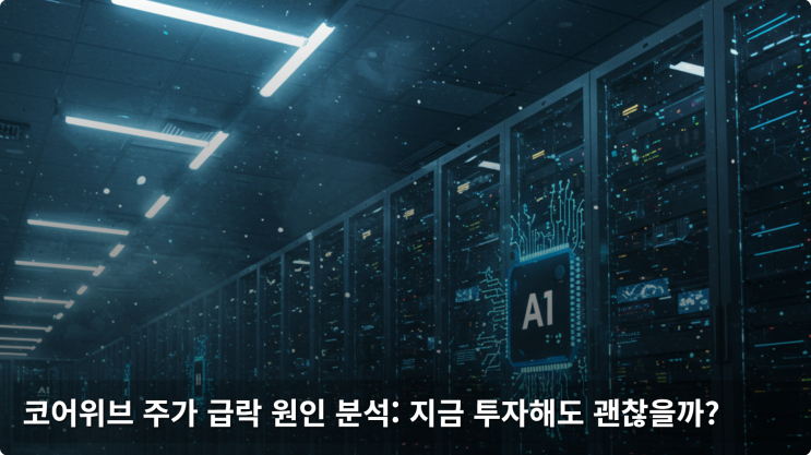  코어위브 주가 급락 원인 분석: 지금 투자해도 괜찮을까?