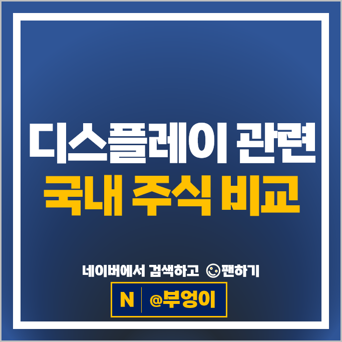 디스플레이 관련주 덕산네오룩스 PI첨단소재 주가 엘지디스플레이 주식