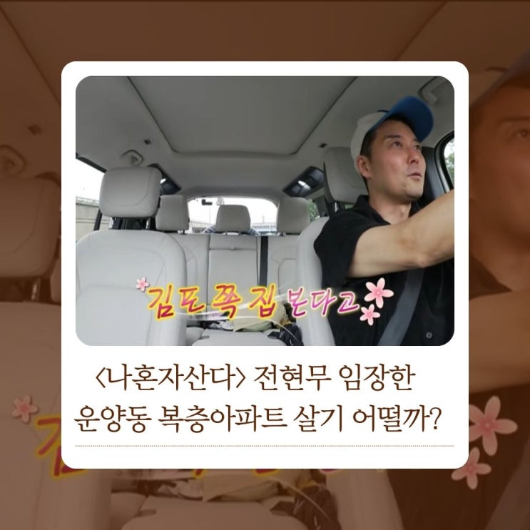  <나혼자산다> 전현무 임장한 운양동 복층아파트 실제로 살기 어떨까?