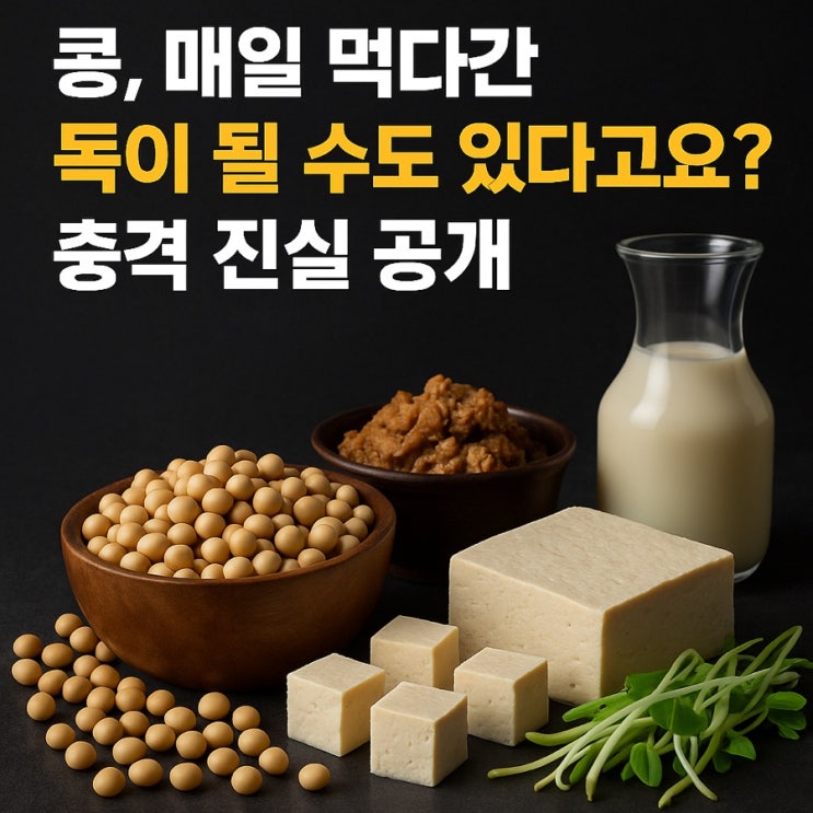  콩, 매일 먹다간 독이 될 수도 있다고요? 충격 진실 공개!