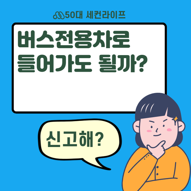  버스전용차로 시간, 위반 과태료부터 예외사항까지 총정리
