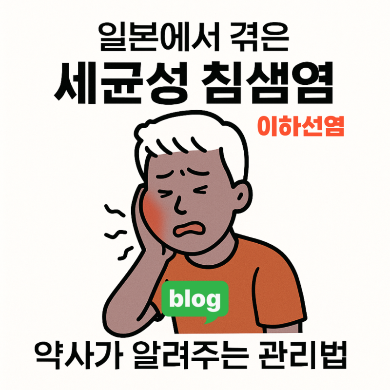 일본에서 겪은 세균성 침샘염(이하선염) 경험과 약사가 알려주는 관리법