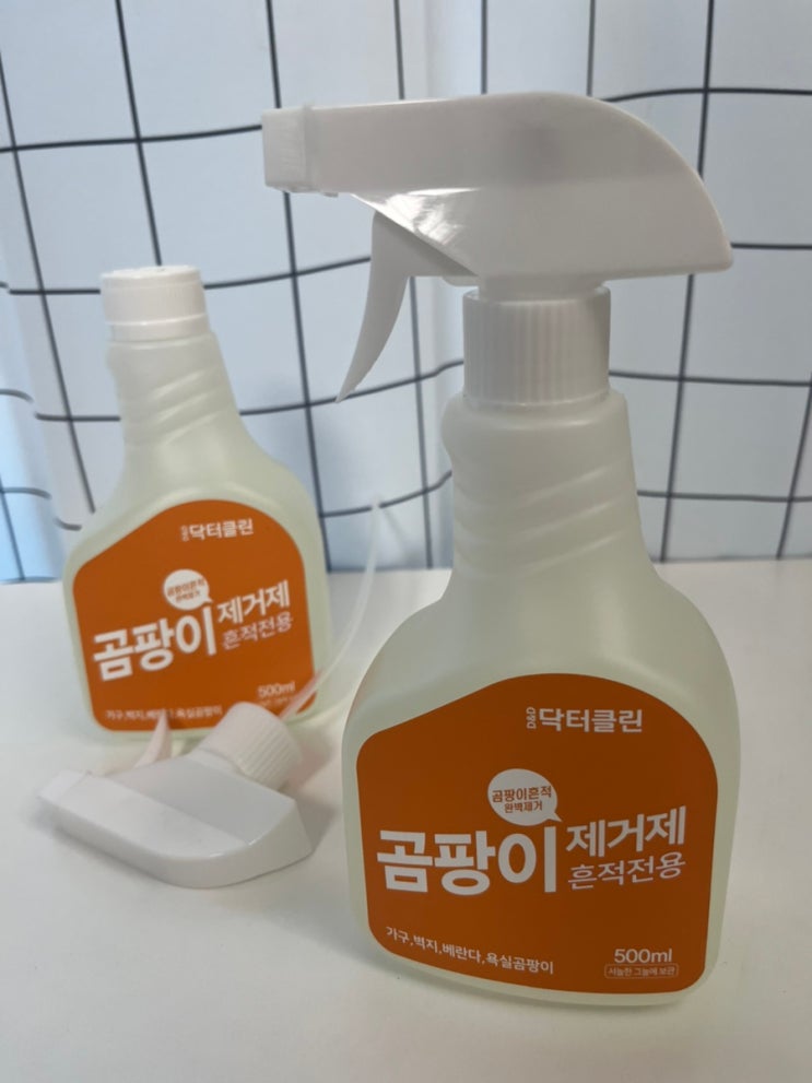  베란다·욕실 곰팡이 99.9% 제거제 추천  닥터클린 곰팡이 제거제 사용 후기