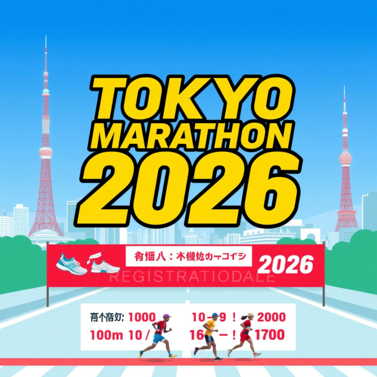  도쿄마라톤 2026년, 이것만 보면 끝! 접수 일정 & 대회 총정리