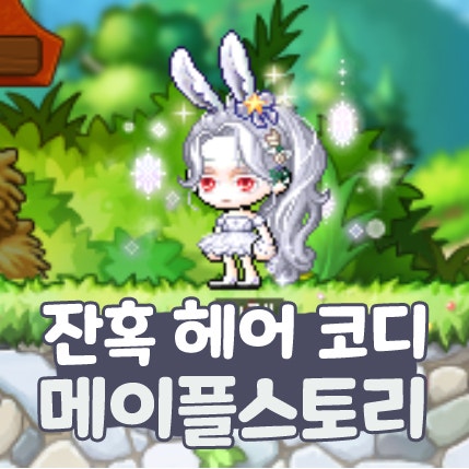  메이플스토리 잔혹 헤어 코디 믹염 믹스염색