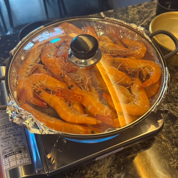  수원새우구이 야장맛집 신미 제철 생새우구이 머리버터구이 후기