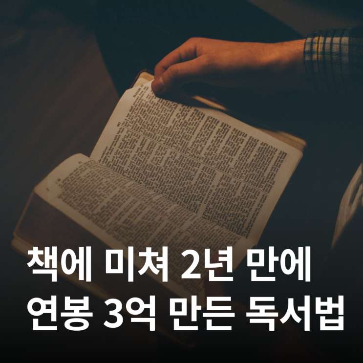  스물여덟, 책에 미쳐 2년 만에 연봉 3억을 만든 독서법
