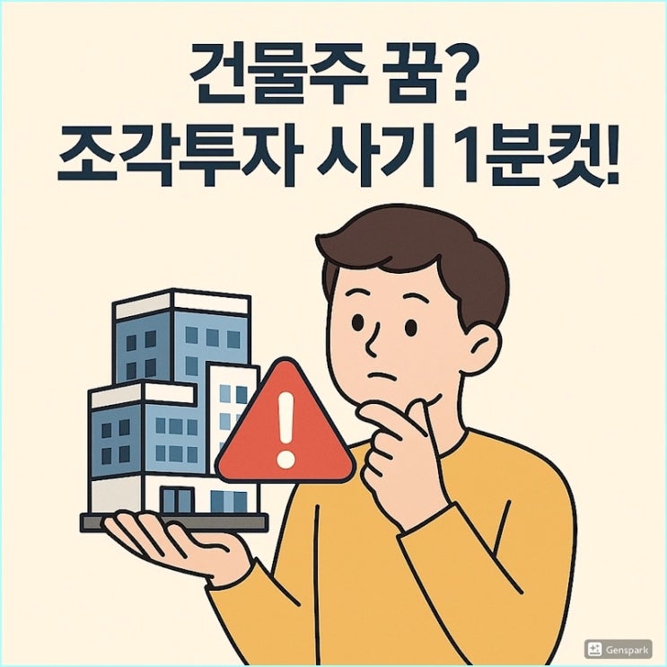  조각투자로 건물주? 1분만 투자해 사기 피하는 법 (부동산 STO, 뮤직카우)