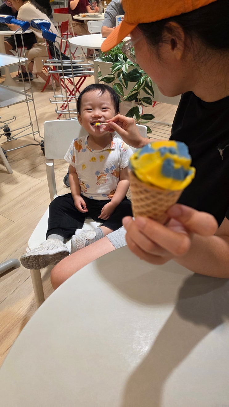  이케아 고양점 헤이 트위스트 와플 콘, 바나나+블루베리 맛 내돈내산 솔직 후기!