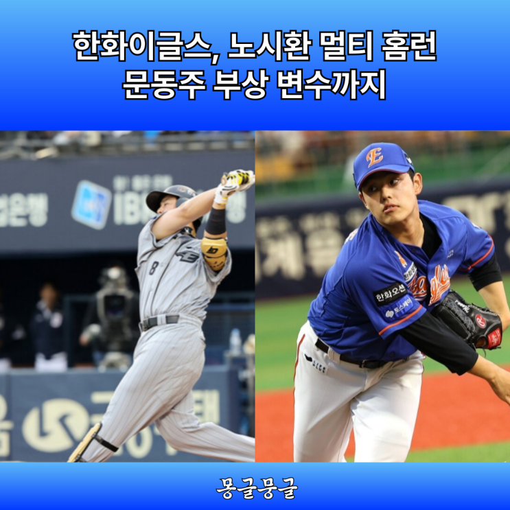 노시환 홈런 기록과 <b>문동주 부상</b>, 한화이글스 운명은 어디로?