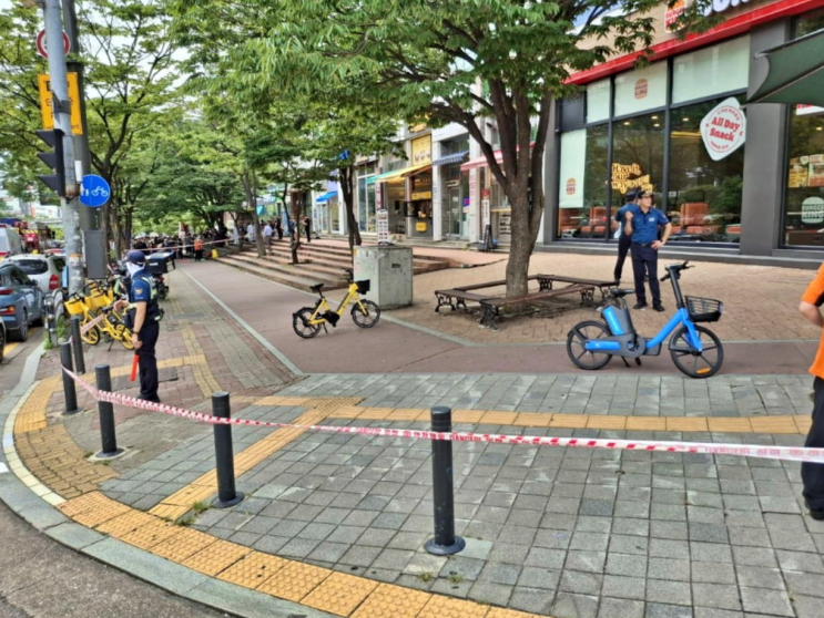 <b>수원</b> 영통 패스트푸드점 <b>폭발물</b> <b>신고</b> 상가건물 대피 소동