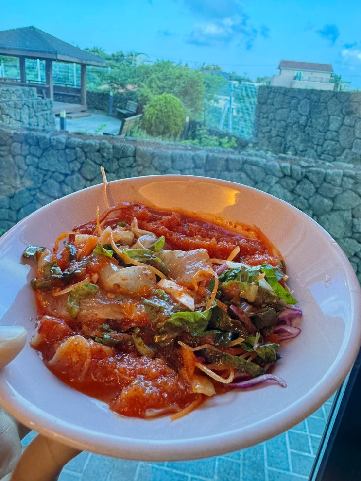  신화월드근처맛집 서귀포 물회 맛집 횟집학개론 포장 후기