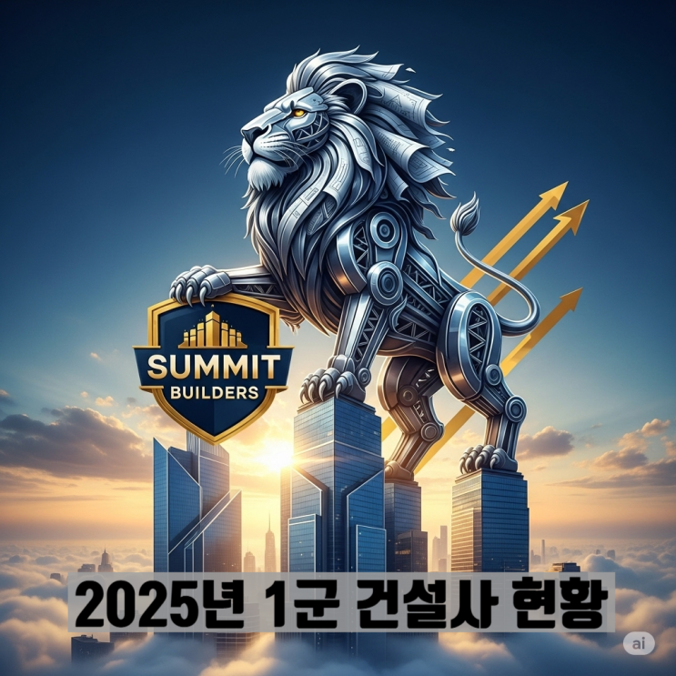 2025년 1군 건설사 명단｜시공능력평가액 1등급 종합건설업체 총정리