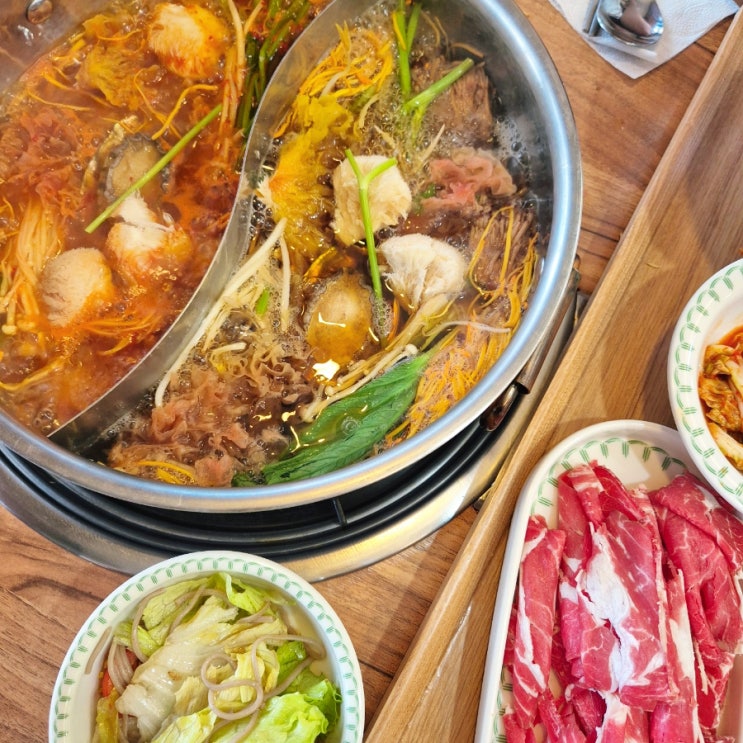  메밀러버라면 꼭 가봐야 할 곳 천안 샤브샤브 가성비 맛집 메밀밭 샤브칼국수 솔직후기