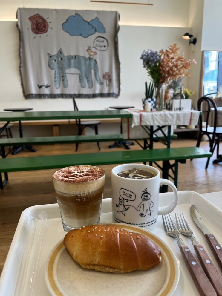  송도 트리플 카페 사일런트 느좋 커피 맛집